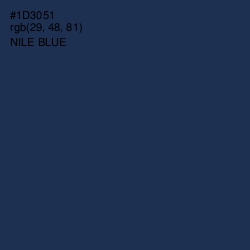 #1D3051 - Nile Blue Color Image